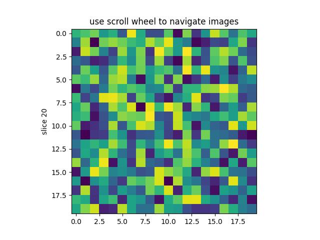 use scroll wheel to navigate images